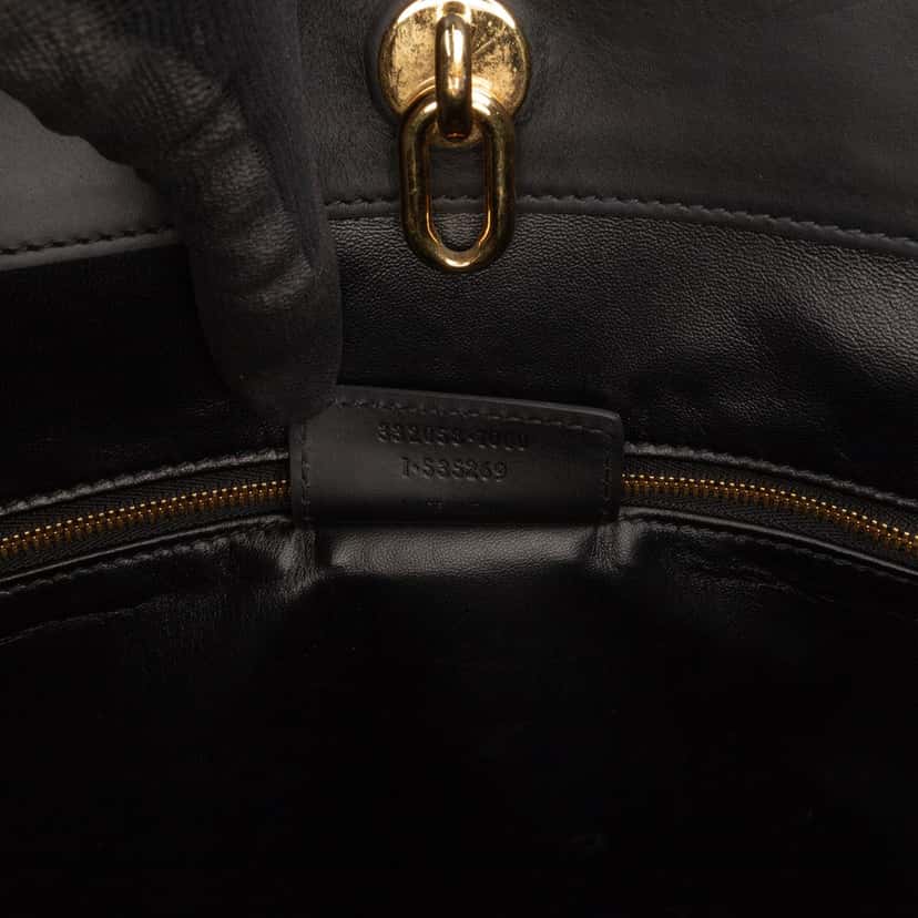 Balenciaga Leather Bucket Bag Black Leather Good condition - Box View