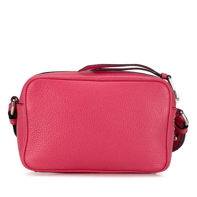 Prada Vitello Phenix Camera Bag Pink Leather Good condition - Inside View