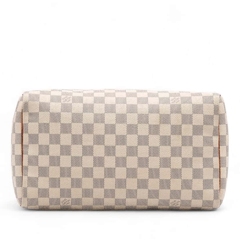 Louis Vuitton Damier Azur Speedy 30 White Canvas Good condition - Inside View