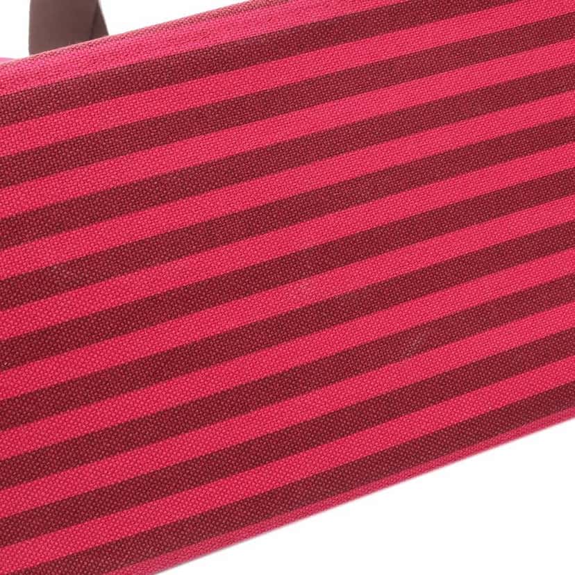 Hermès Toile Chevaux En Camouflage Beach Tote Pink Canvas Good condition - Box View