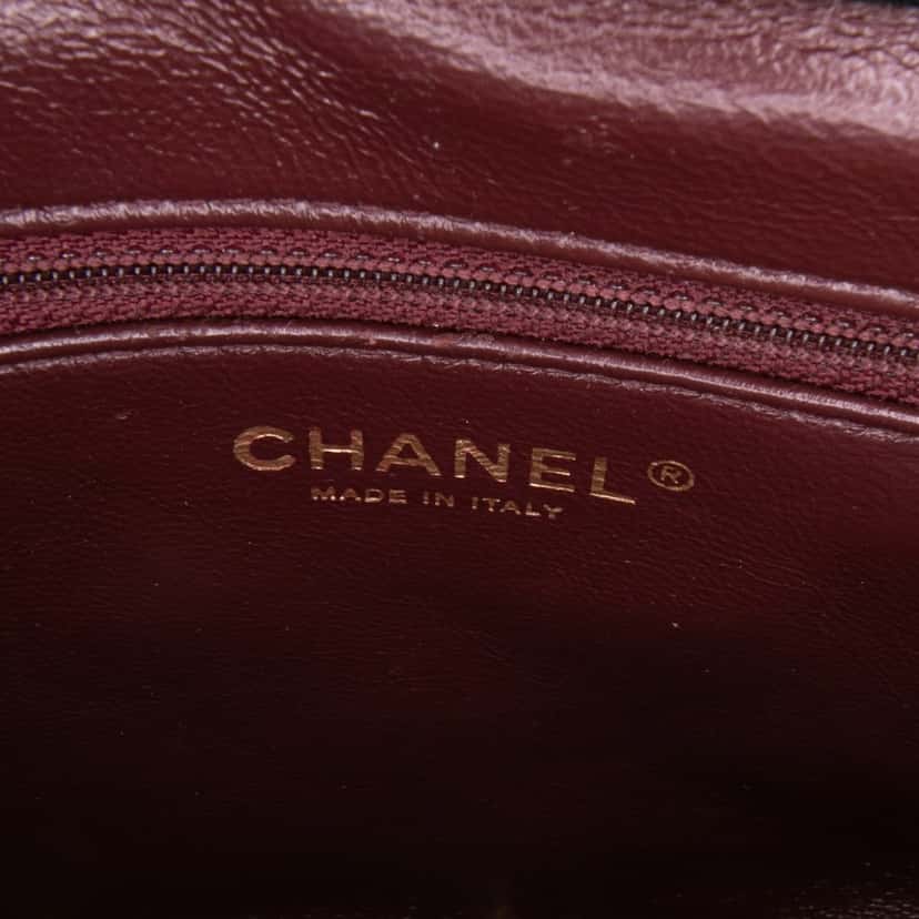 Chanel Large Lambskin Trendy CC Top Handle Flap Black Leather Fair condition - Box View