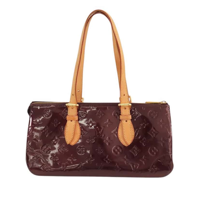 Louis Vuitton Monogram Vernis Rosewood Avenue Purple Leather Good condition - Front View