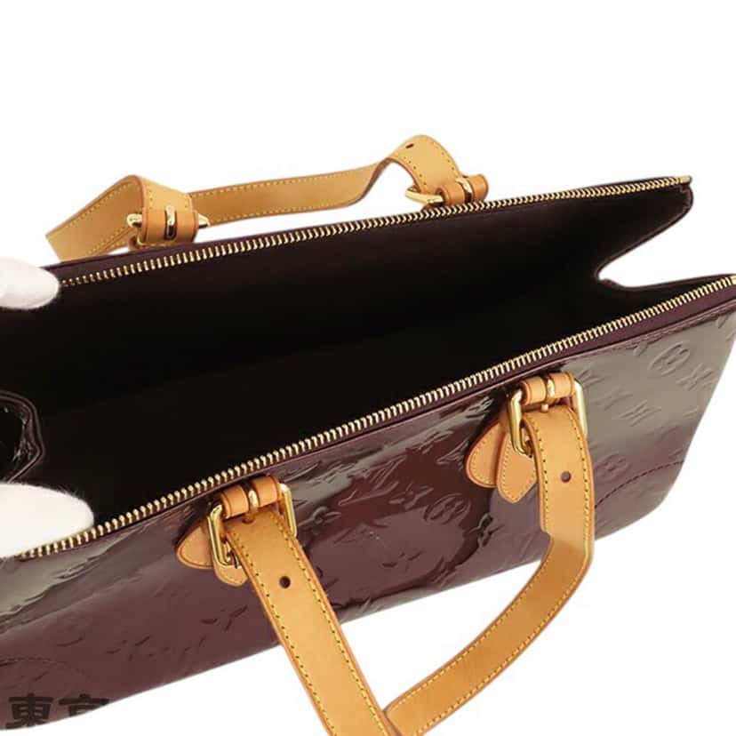 Louis Vuitton Monogram Vernis Rosewood Avenue Purple Leather Good condition - Model View