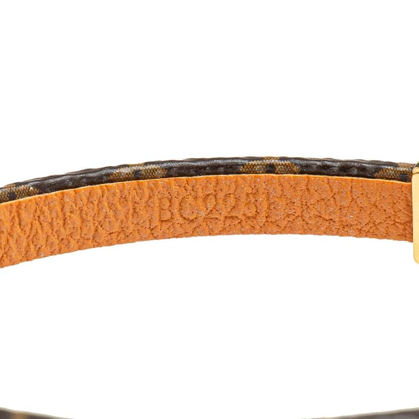 Louis Vuitton Monogram Say Yes Bracelet Brown Canvas Good condition - Box View