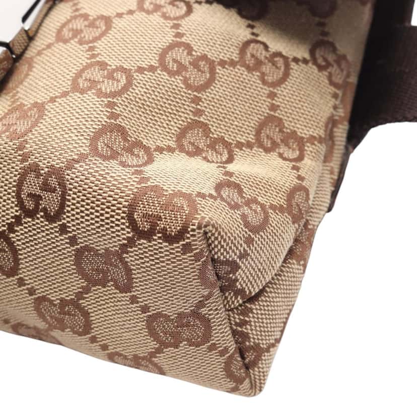 Gucci GG Canvas Belt Bag Brown Canvas Good condition - Box View