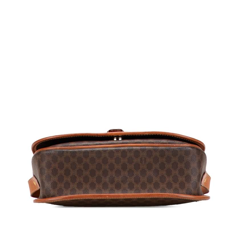 Celine Macadam Coated Canvas Crossbody Brown Canvas Good condition - Inside View