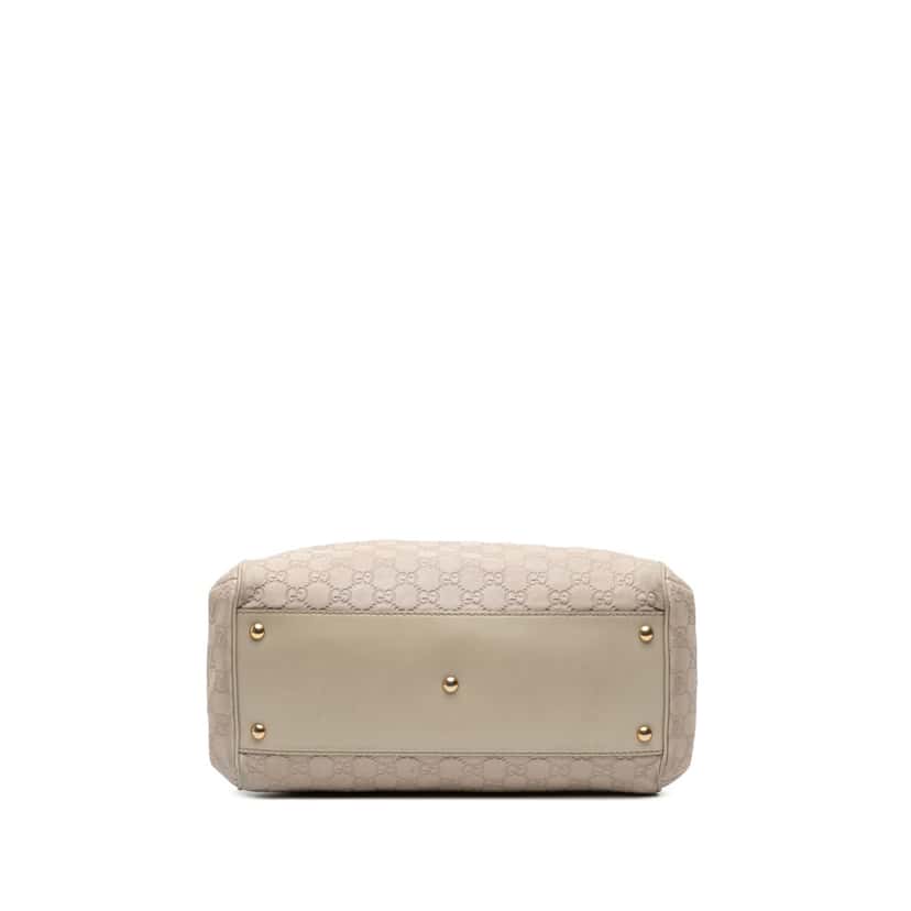 Gucci Medium Guccissima Scarlett Satchel Brown Leather Good condition - Inside View