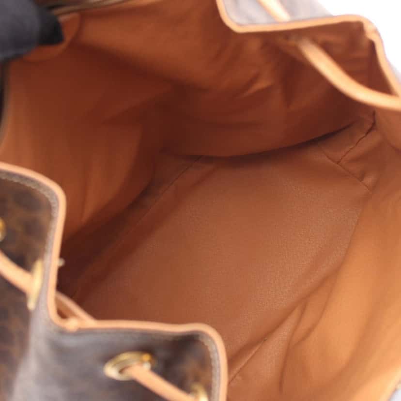 Celine Macadam Coated Canvas Backpack Brown Canvas Good condition - Inside View