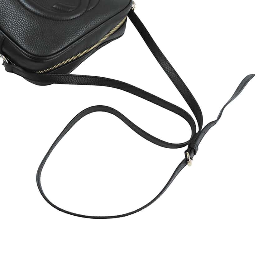 Gucci Leather Soho Disco Crossbody Black Leather Good condition - Box View