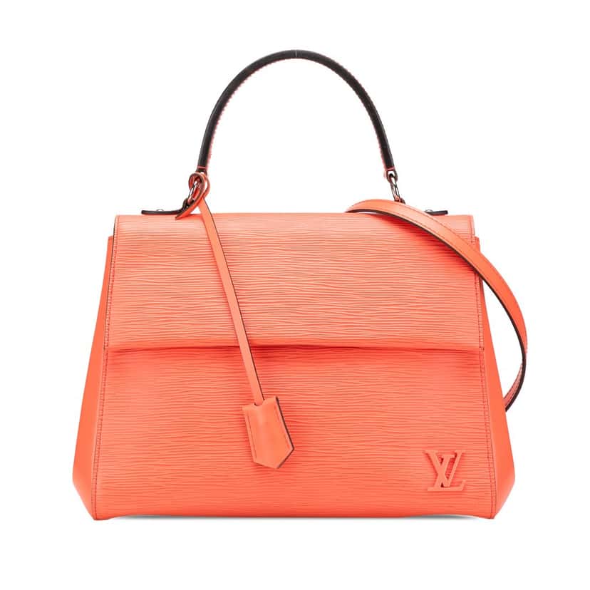 Louis Vuitton Epi Cluny MM Orange Leather Good condition - Front View