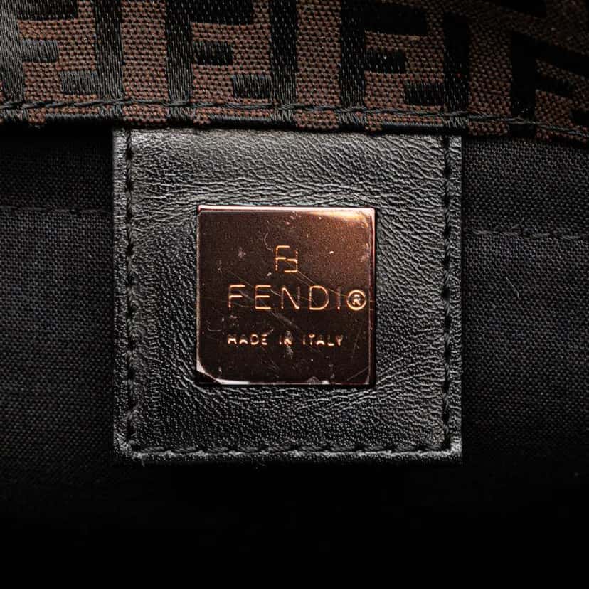 Fendi Zucchino Canvas Backpack Brown Canvas Good condition - Box View