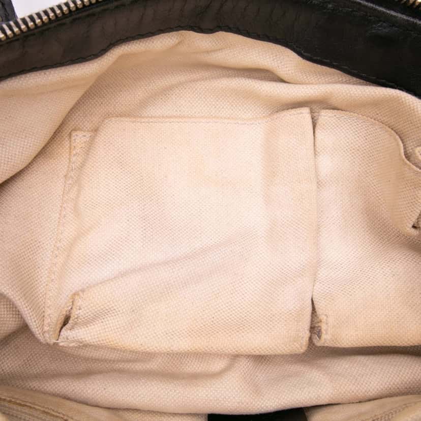 Gucci Diamante Canvas Sukey Satchel Brown Canvas Good condition - Box View