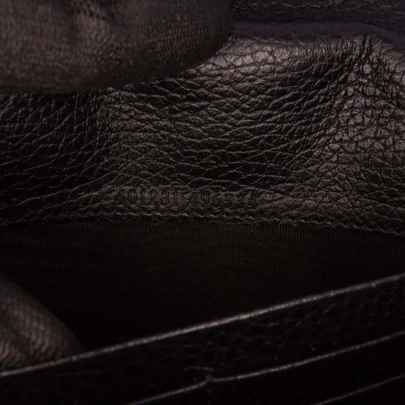 Gucci Mini Leather Dionysus Wallet on Chain Black Leather Good condition - Box View