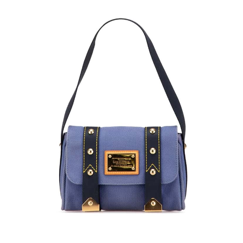 Louis Vuitton Antigua Sac Rabat Bag Purple Canvas Good condition - Front View