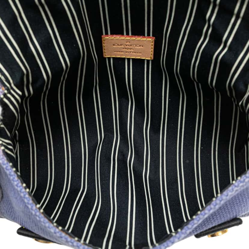 Louis Vuitton Antigua Sac Rabat Bag Purple Canvas Good condition - Model View