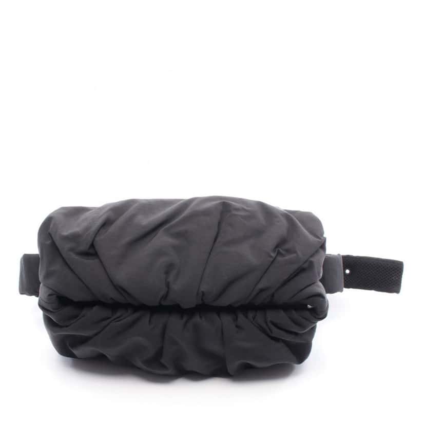 Bottega Veneta Nylon The Body Pouch Belt Bag Black Good condition - Front View