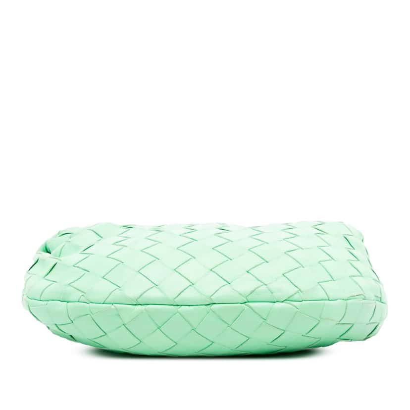 Bottega Veneta Mini Nappa Intrecciato Jodie Green Leather Good condition - Inside View