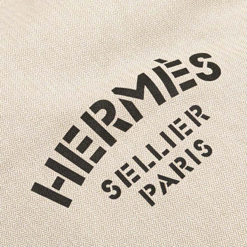 Hermès Toile Aline Grooming Bag GM Brown Canvas Good condition - Box View