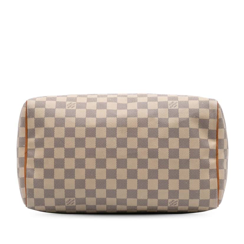 Louis Vuitton Damier Azur Speedy 30 White Canvas Good condition - Inside View