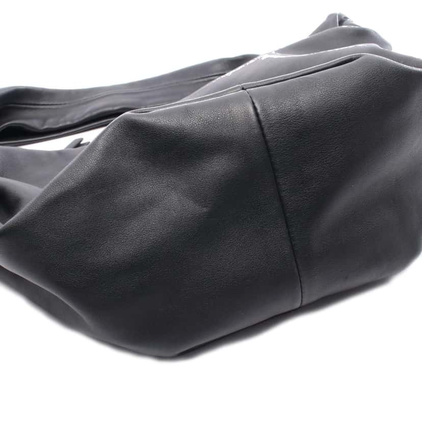 Bottega Veneta Teen Calfskin Double Knot Bag Black Leather Good condition - Inside View