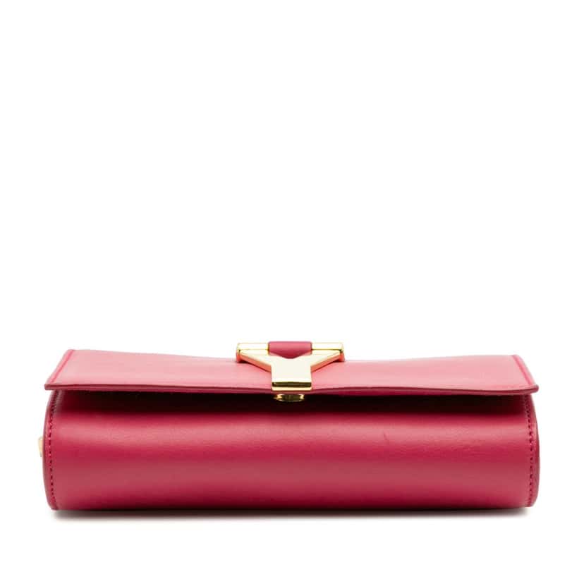 Saint Laurent Mini Smooth Calfskin Chyc Crossbody Pink Leather Good condition - Inside View