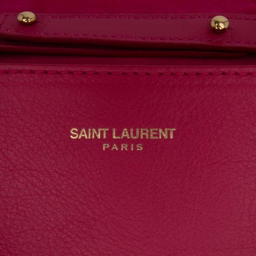 Saint Laurent Mini Smooth Calfskin Chyc Crossbody Pink Leather Good condition - Box View