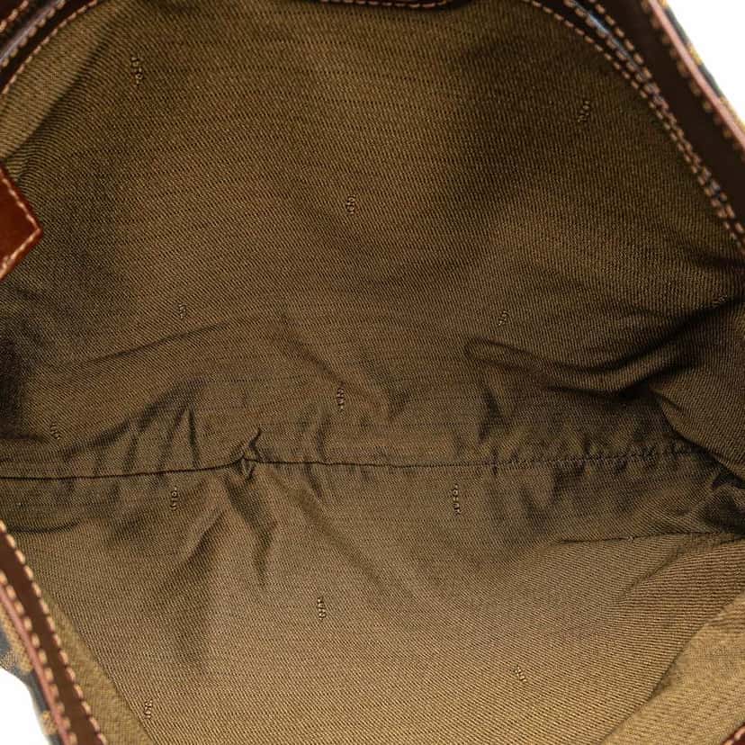 Fendi Zucca Canvas Shoulder Bag Brown Canvas Fair condition - Model View