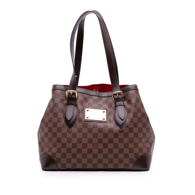 Louis Vuitton Damier Ebene Hampstead MM Brown Canvas Good condition - Front View