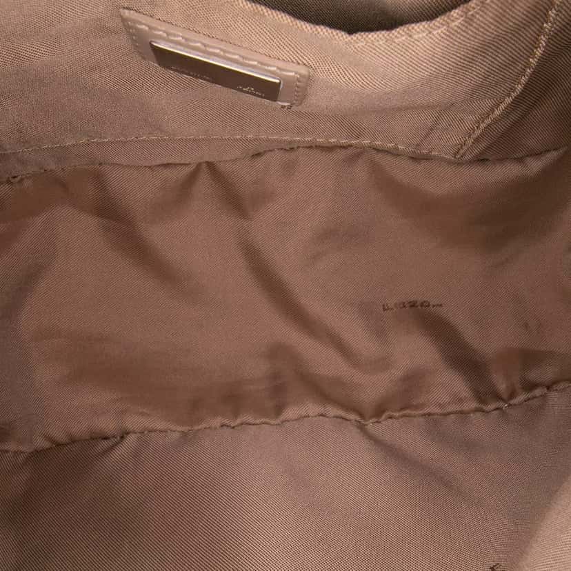 Fendi Zucchino Canvas Pochette Brown Canvas Good condition - Model View