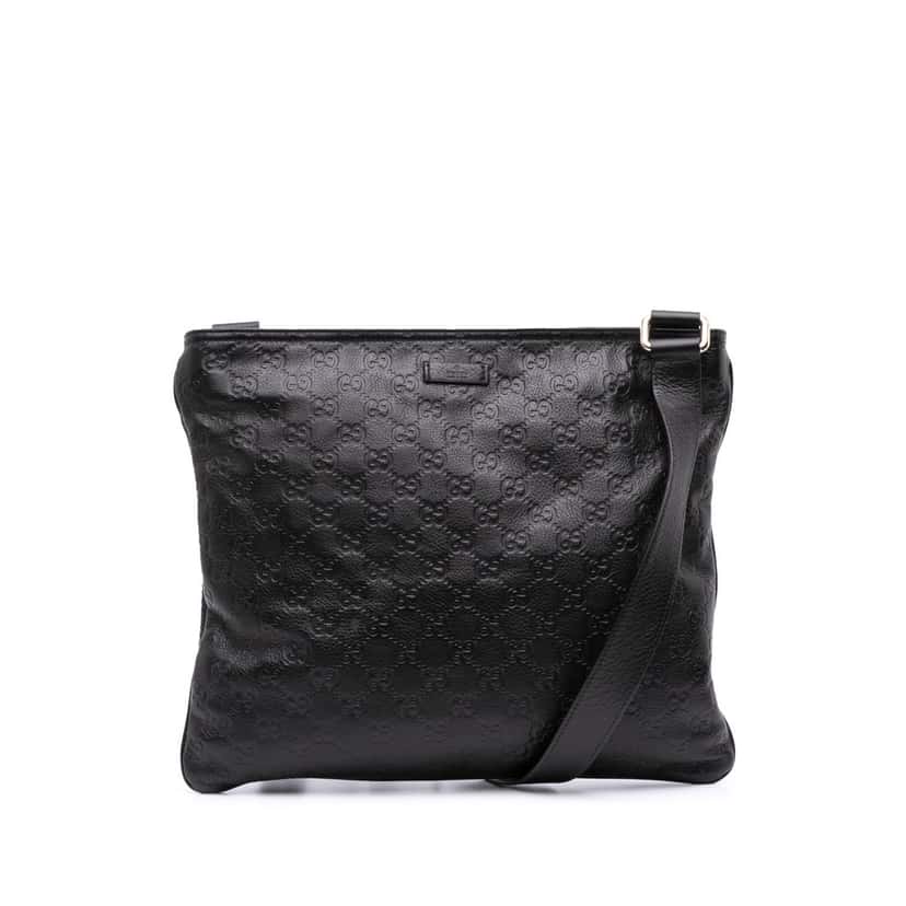 Gucci Guccissima Crossbody Brown Leather Good condition - Front View