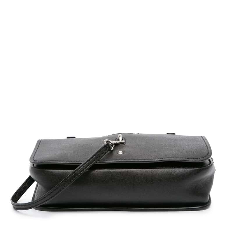 Saint Laurent Medium Lambskin Charlotte Messenger Bag Black Leather Good condition - Inside View