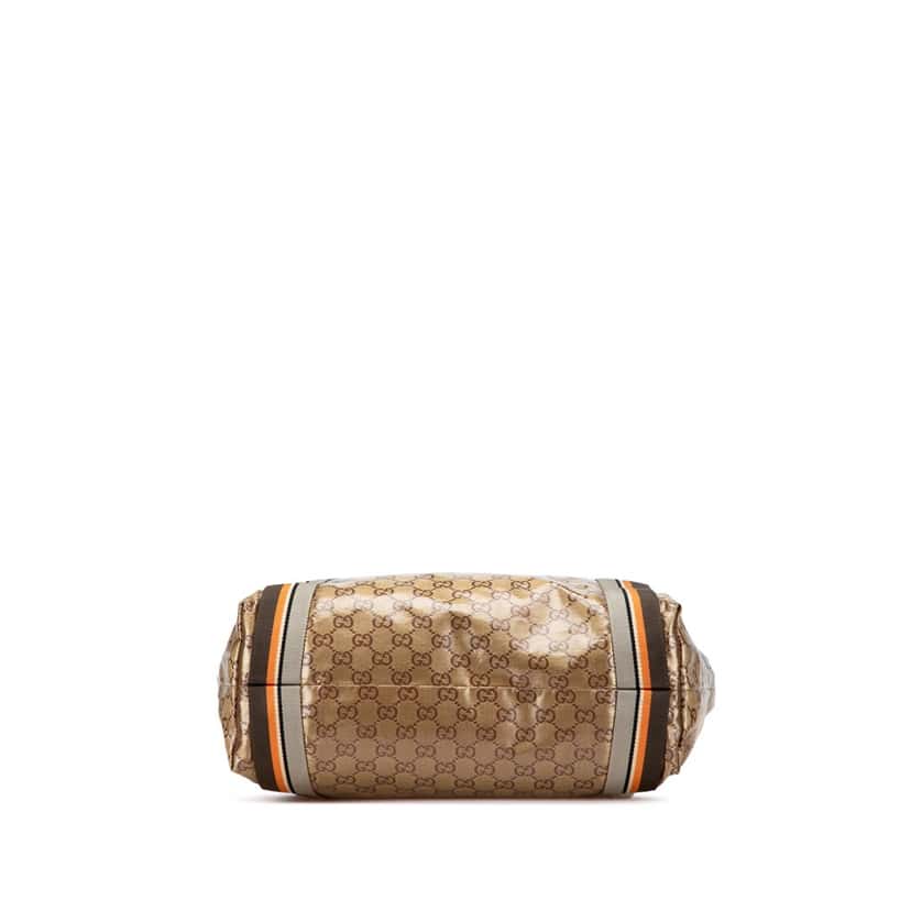 Gucci GG Crystal Web Tote Brown Canvas Good condition - Inside View
