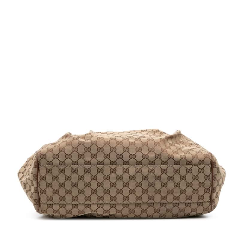 Gucci Large GG Canvas Sukey Tote Brown Canvas Good condition - Inside View