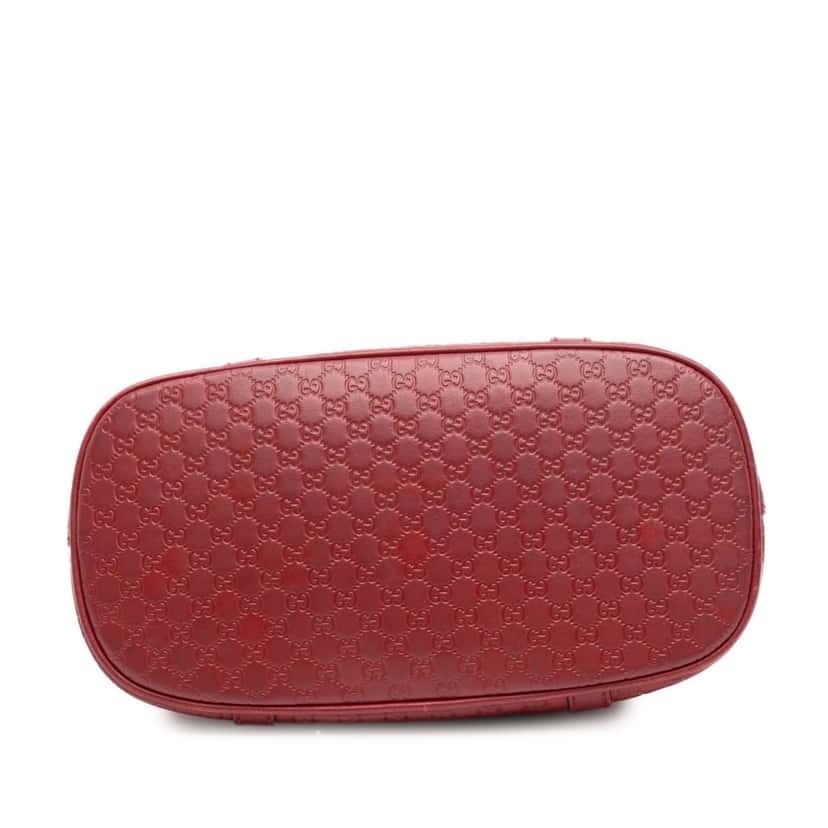 Gucci Mini Microguccissima Dome Satchel Red Leather Good condition - Inside View