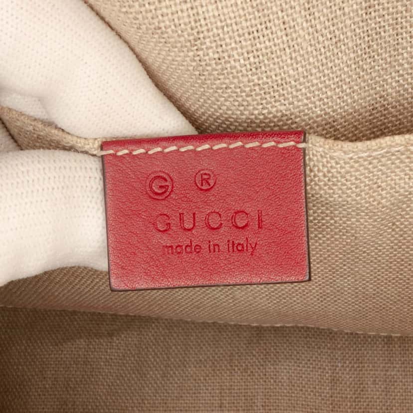 Gucci Mini Microguccissima Dome Satchel Red Leather Good condition - Box View