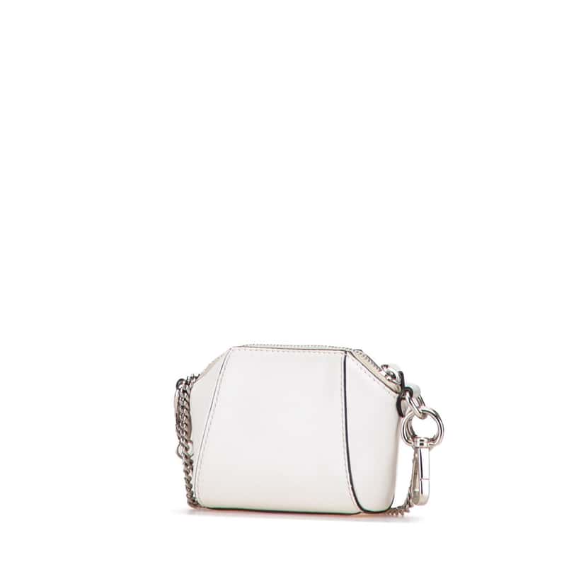 Givenchy Baby Lambskin Antigona Chain Crossbody White Leather Good condition - Back View