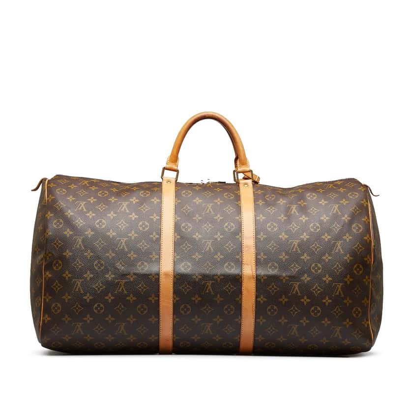 Louis Vuitton Monogram Keepall 60 Brown Canvas Good condition - Inside View