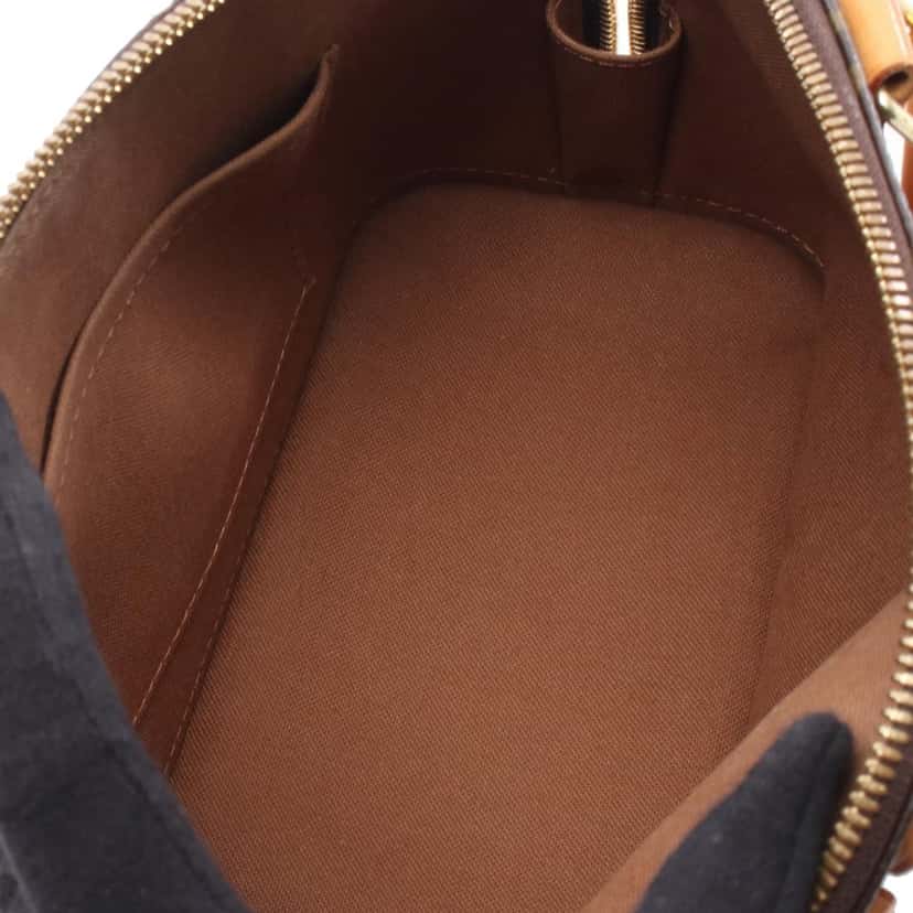 Louis Vuitton Monogram Alma BB Brown Canvas Good condition - Inside View