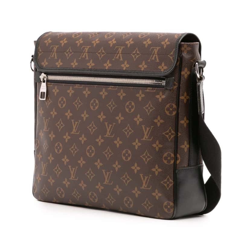 Louis Vuitton Monogram Macassar Bass GM Brown Canvas Good condition - Back View