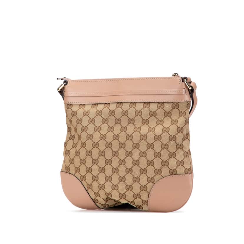 Gucci GG Canvas Mayfair Crossbody Brown Canvas Good condition - Back View