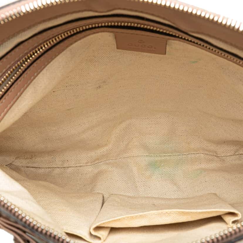 Gucci GG Canvas Mayfair Crossbody Brown Canvas Good condition - Model View