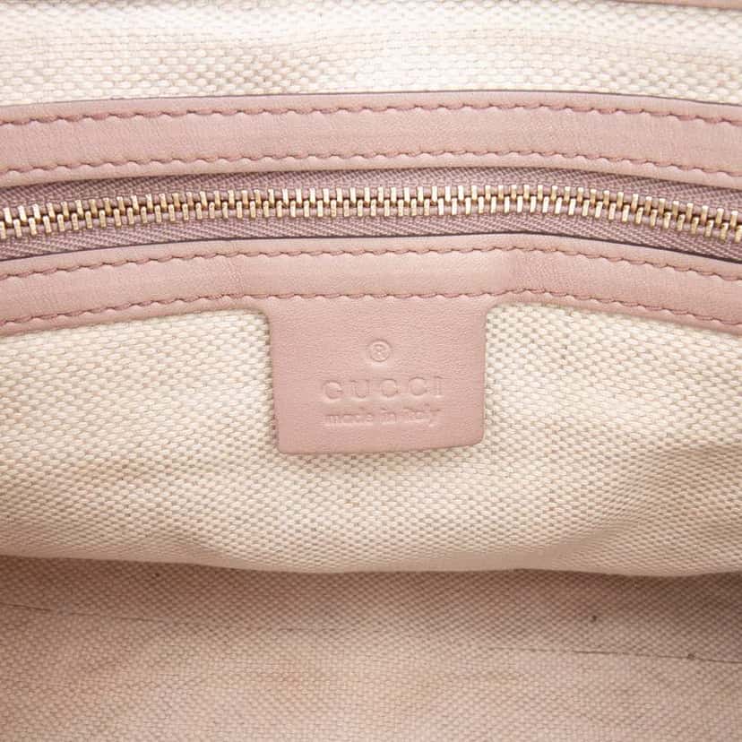Gucci Small Patent Soho Working Satchel Black Leather Good condition - Box View