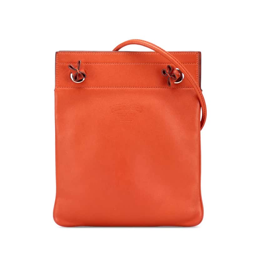 Hermès Mini Swift Aline Bag Orange Leather Good condition - Front View