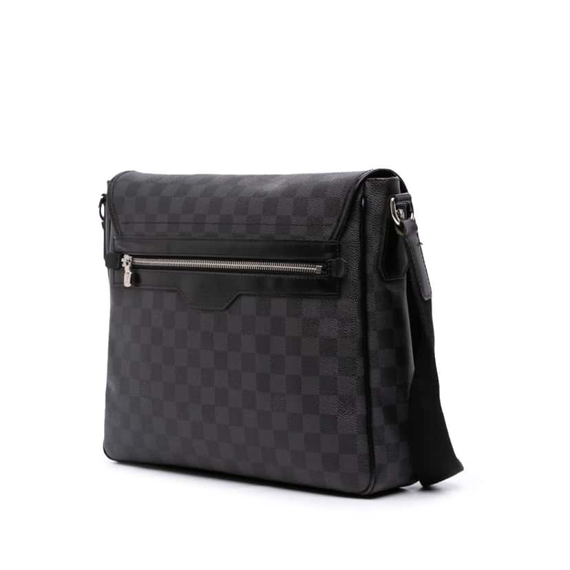 Louis Vuitton Damier Graphite Daniel MM Black Canvas Good condition - Back View