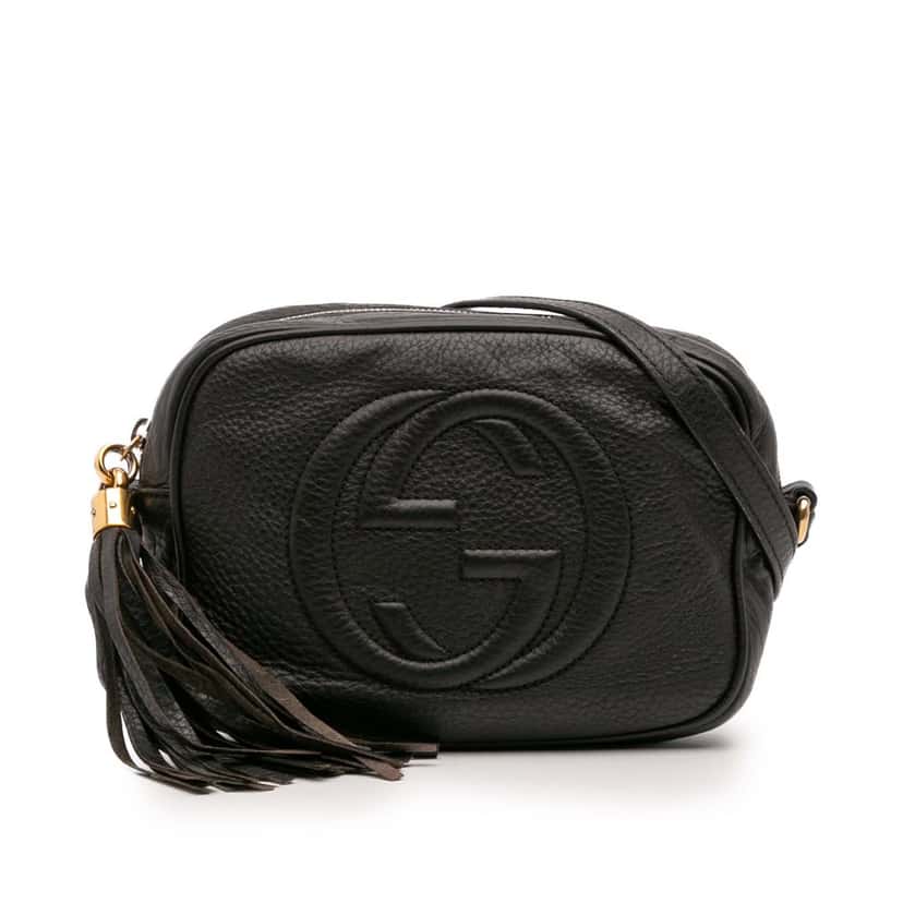 Gucci Leather Soho Disco Crossbody Black Leather Good condition - Front View