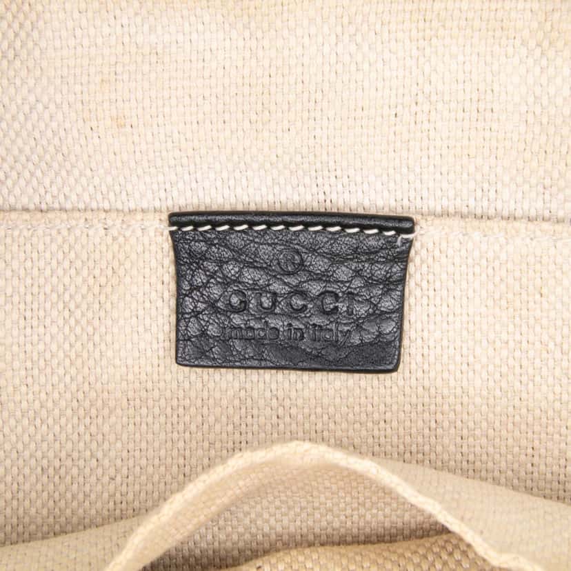 Gucci Leather Soho Disco Crossbody Black Leather Good condition - Box View
