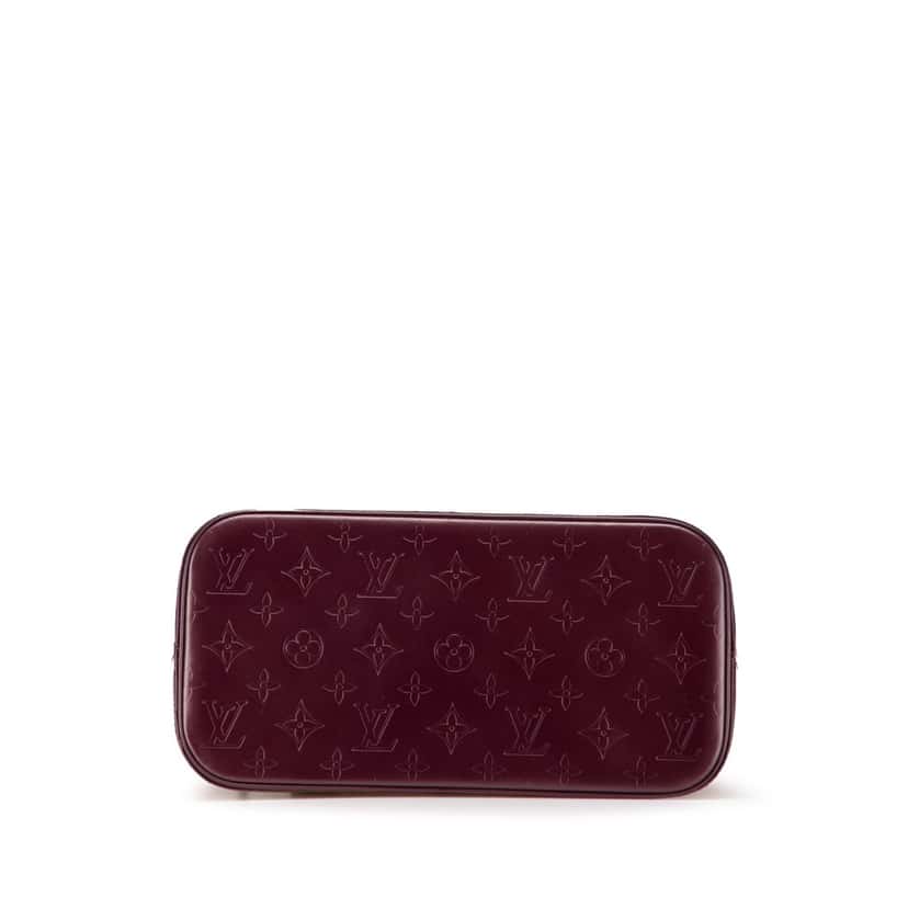 Louis Vuitton Monogram Mat Stockton Red Leather Good condition - Inside View