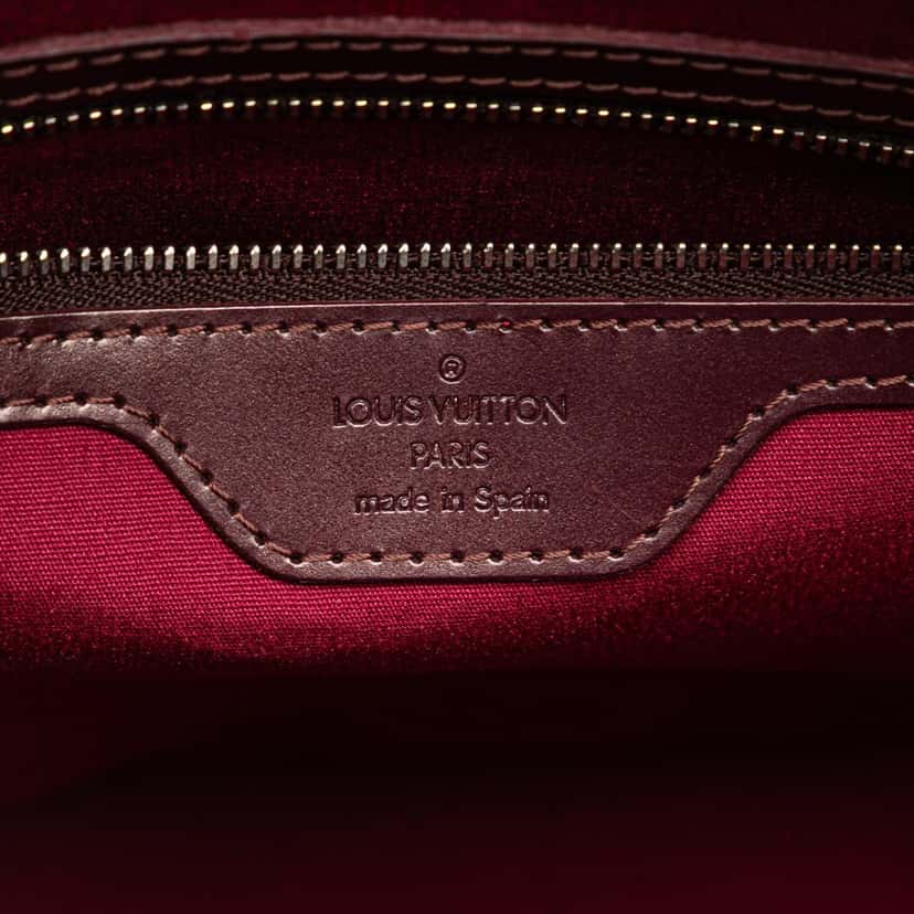 Louis Vuitton Monogram Mat Stockton Red Leather Good condition - Box View