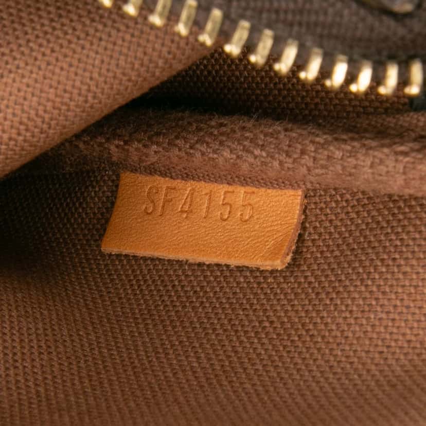 Louis Vuitton Monogram Mini Pochette Accessoires Brown Canvas Good condition - Box View
