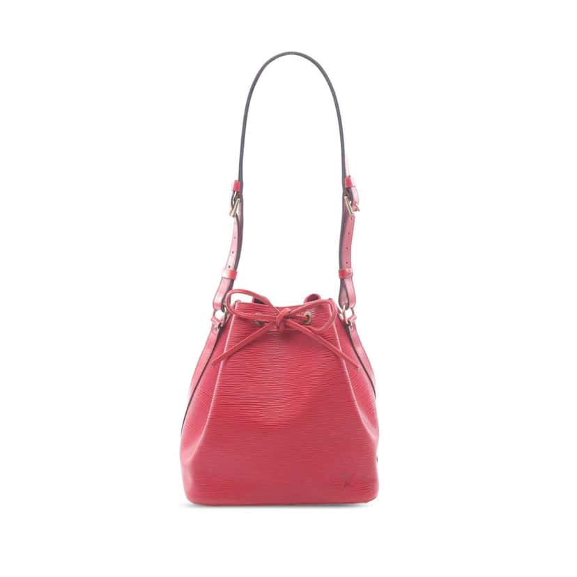 Louis Vuitton Epi Petit Noe Red Leather Good condition - Front View